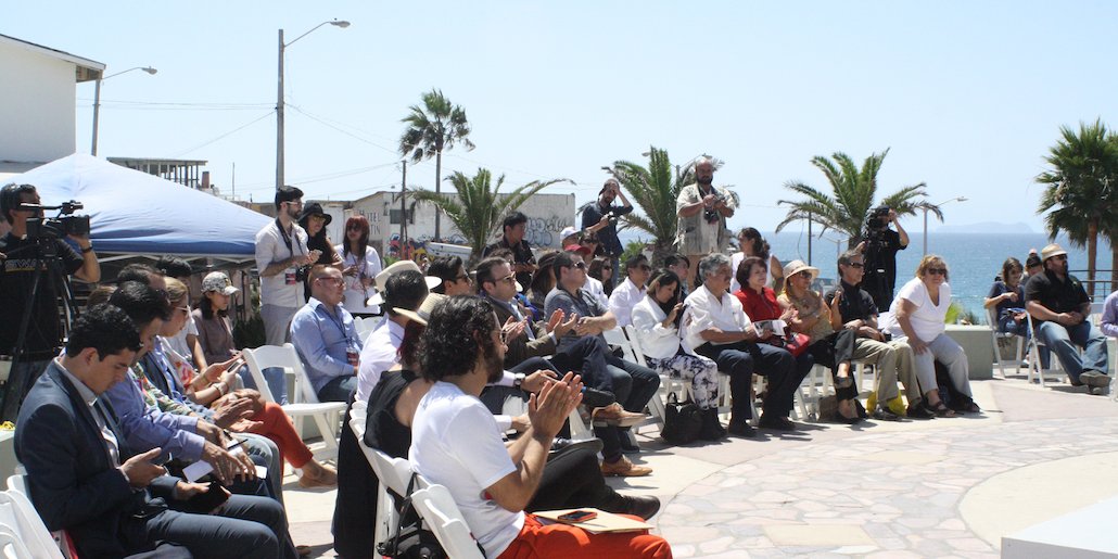 Audience in Tijuana Mexico during TEDxMonumento258 in 2015